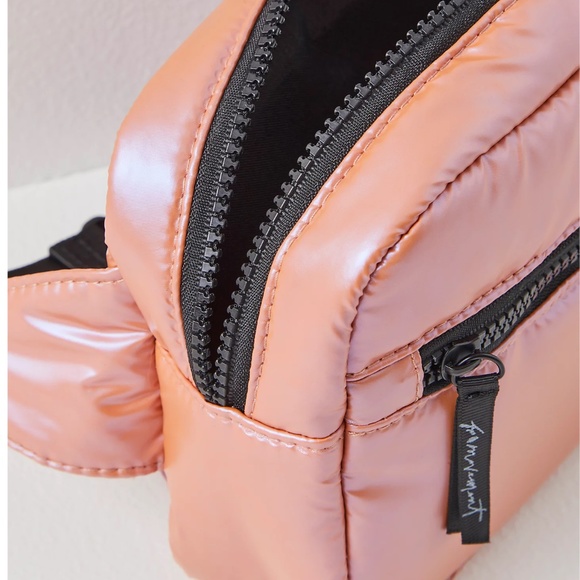 Free People Iridescent Bum Bag in  Desert Rose - Picture 4 of 6